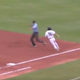 Illustration for article titled What Do We Think Happened In Right Field On This Bunt Home Run?